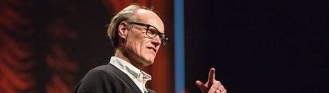 Will Gompertz on stage