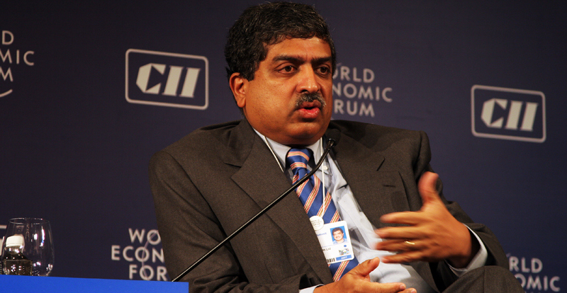 Nandan Nilekani - Photo by World Economic Forum from Cologny, Switzerland - CC-BY-SA-2.0