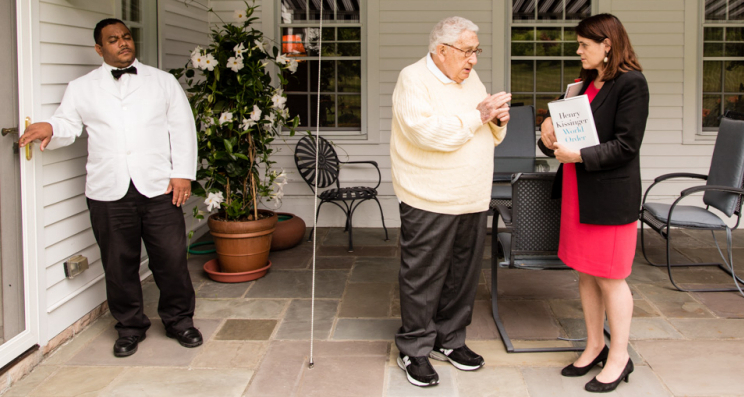 Political analyst Bronwen Maddox interviews Kissinger on ISIS and the West's response