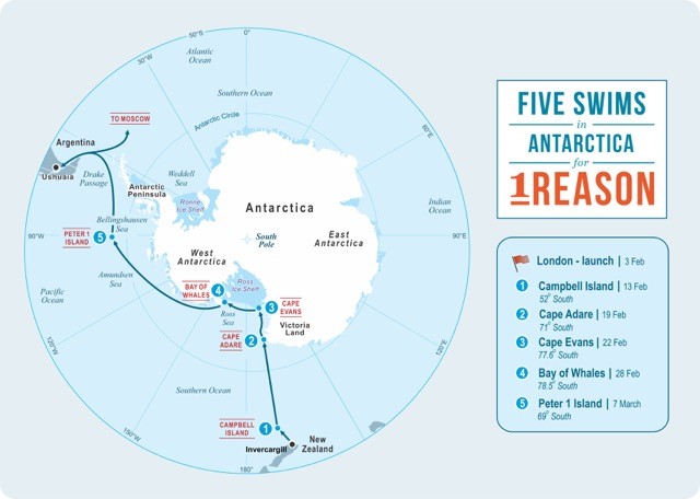 Lewis Pugh - Antarctica Swim