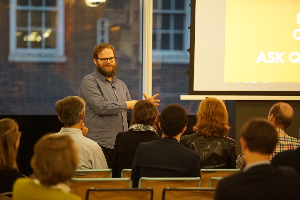 Nick Southgate event at WeWork