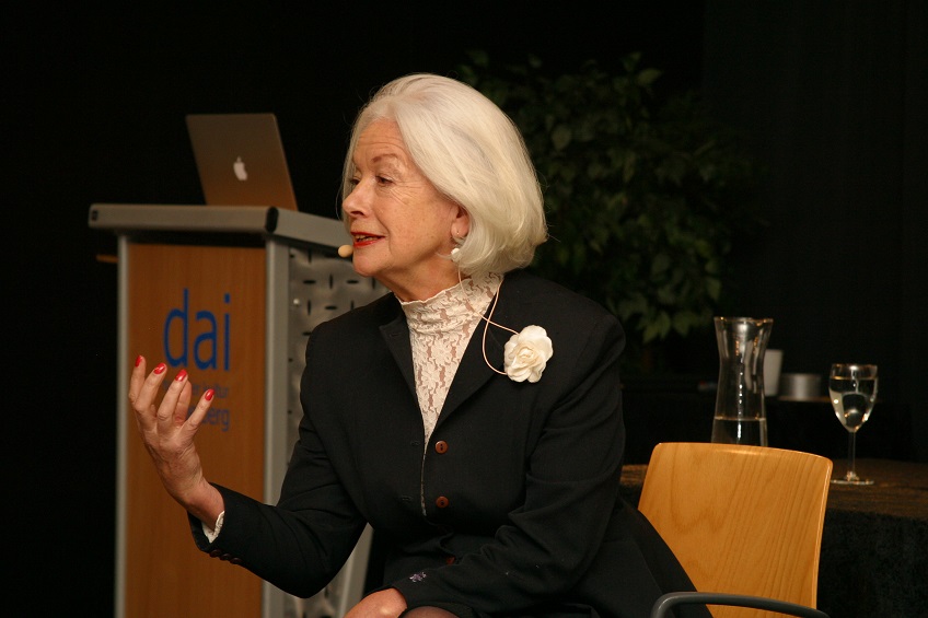 Dr Scilla Elworthy appearing at Wilderness festival 2016