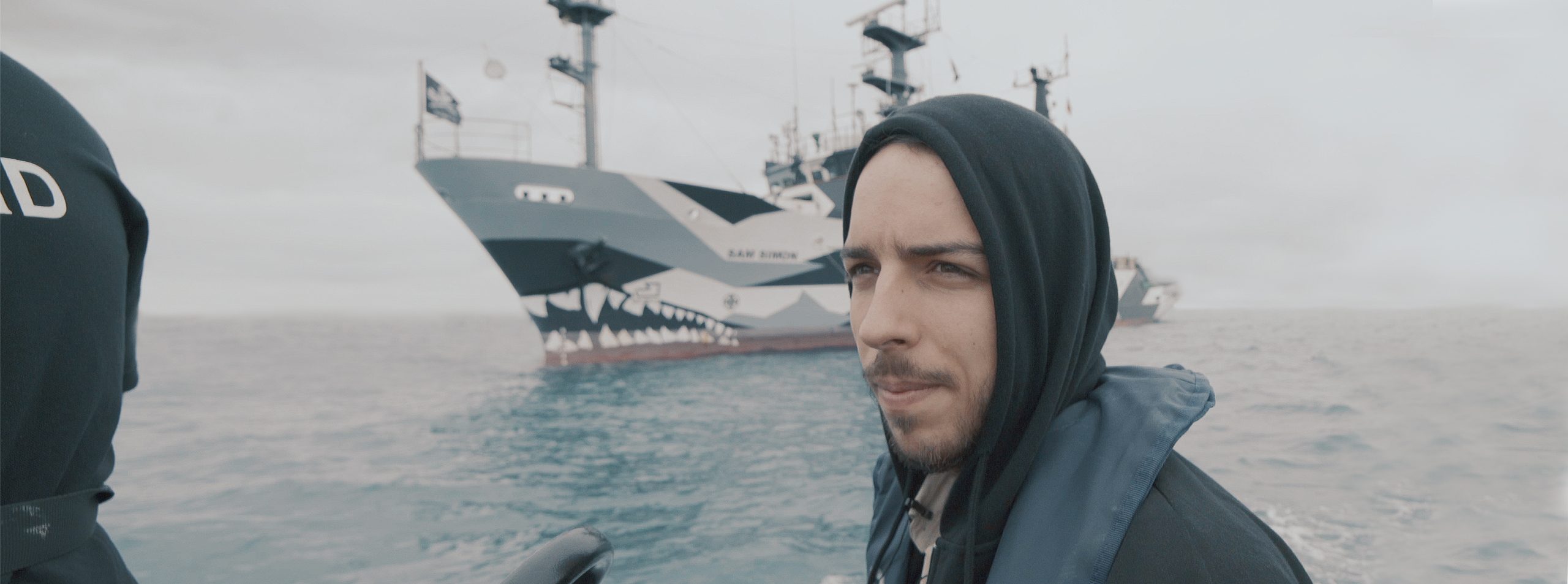 Ali Tabrizi on a boat