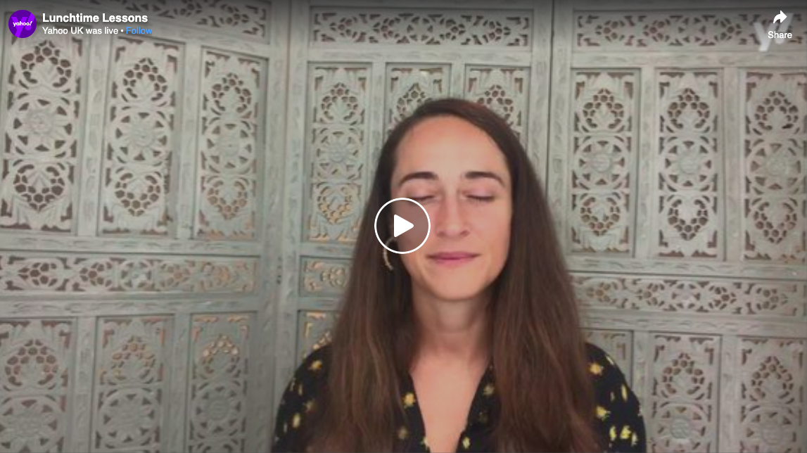 Yahoo UK | Lunchtime Lessons - Meditation - Veronica Amarelle