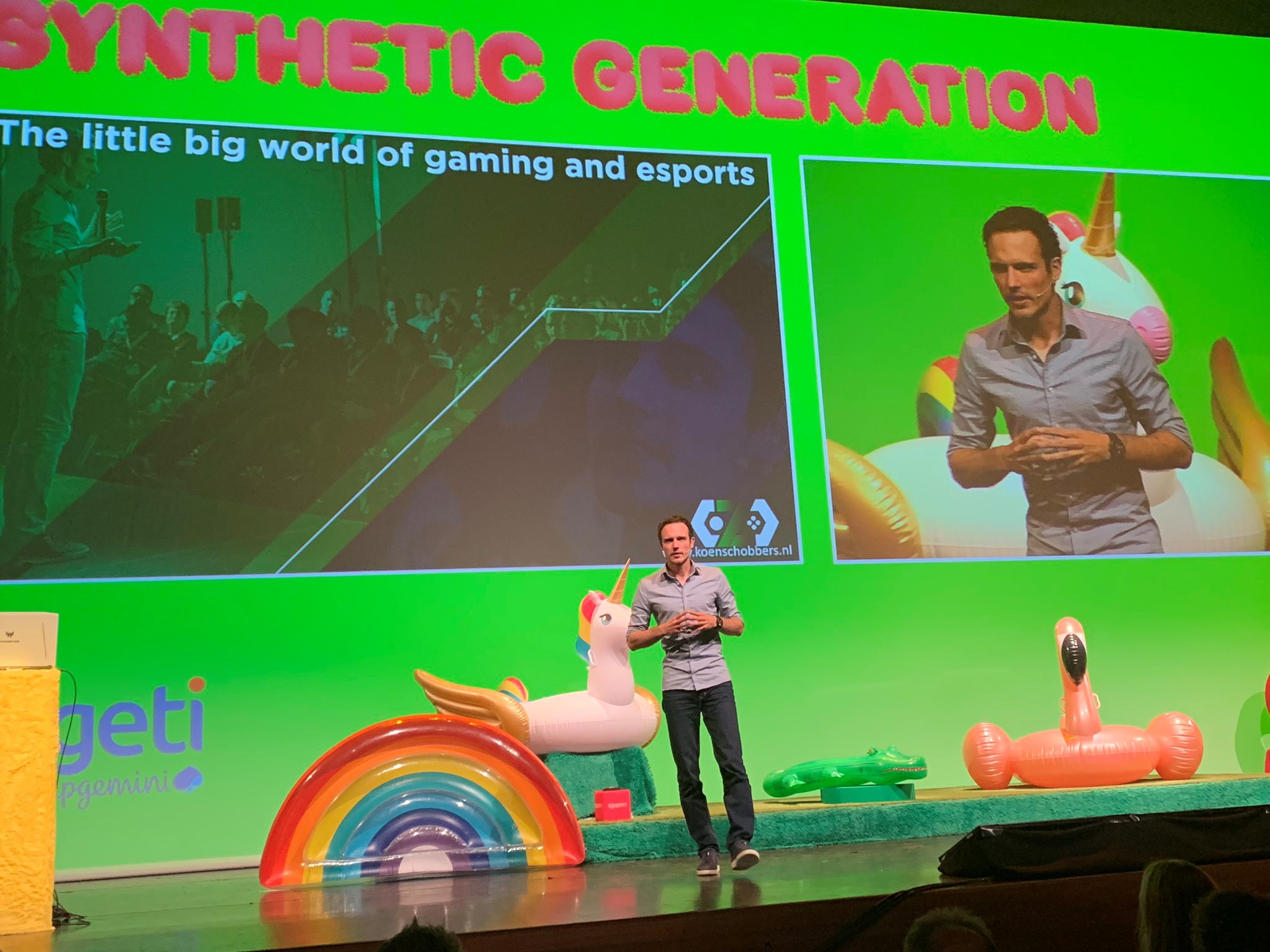 Koen Schobbers speaking