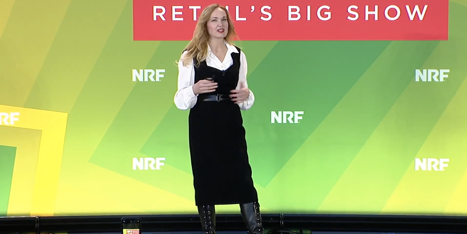 GDR - Kate Ancketill speaking at NRF 2023 - highlights