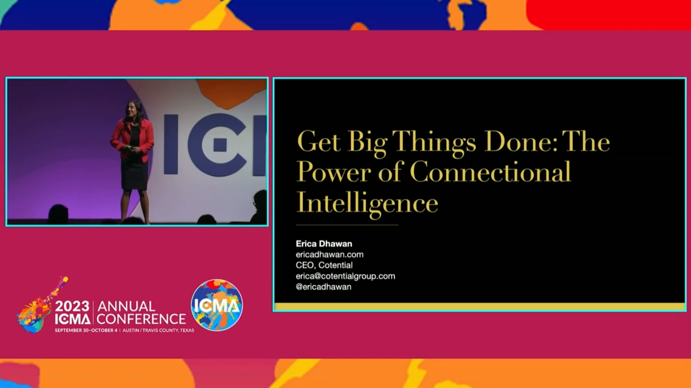 ICMA General Session Keynote