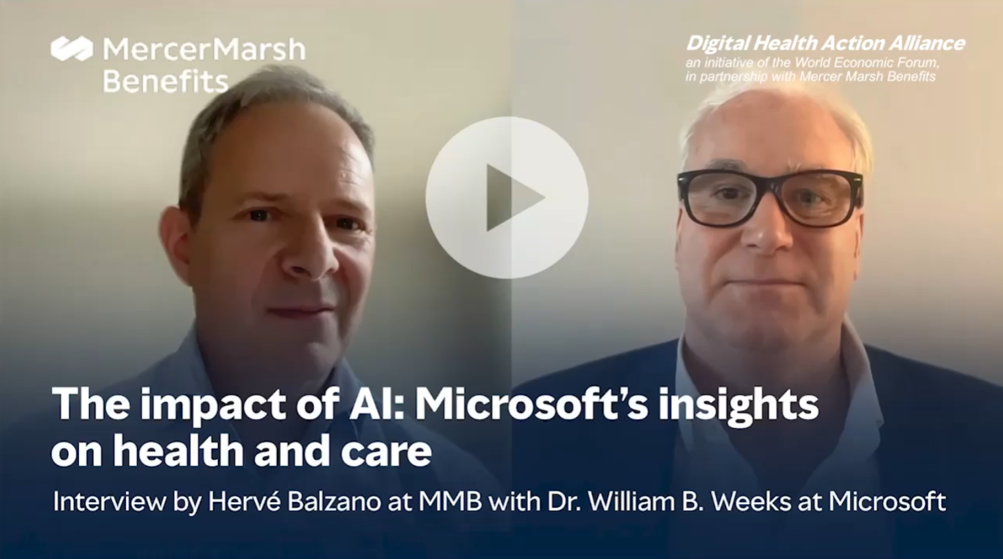 The impact of AI: Microsoft’s insights on health and care 